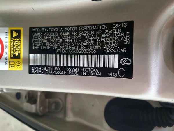2013 LEXUS ES 350