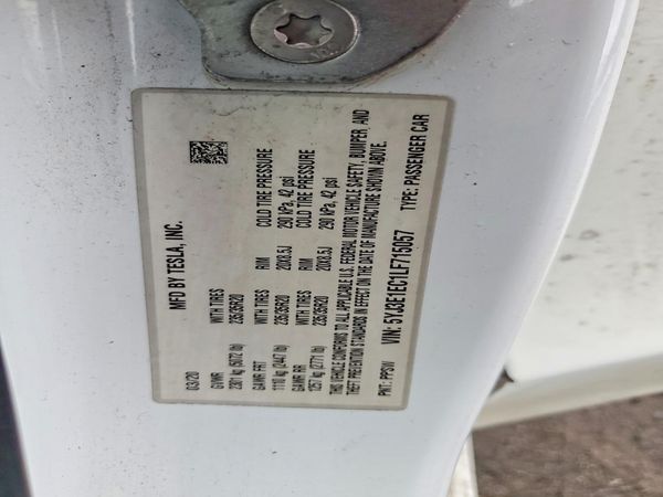 2020 TESLA MODEL 3