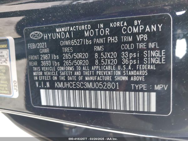 2021 GENESIS GV80 3.5T AWD ADVANCED