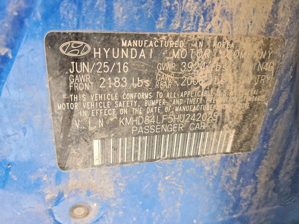 2017 HYUNDAI ELANTRA