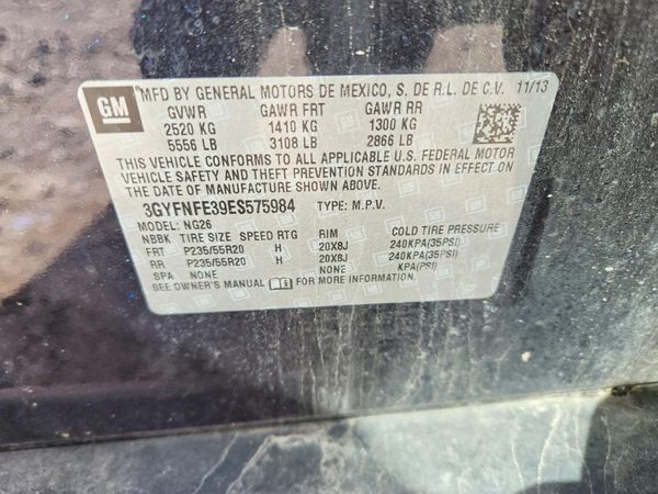 2014 CADILLAC SRX Performance