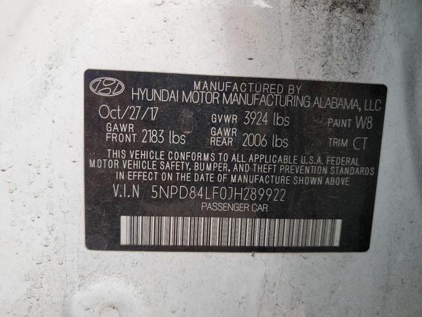 2018 HYUNDAI ELANTRA