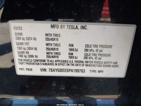 2023 TESLA MODEL Y