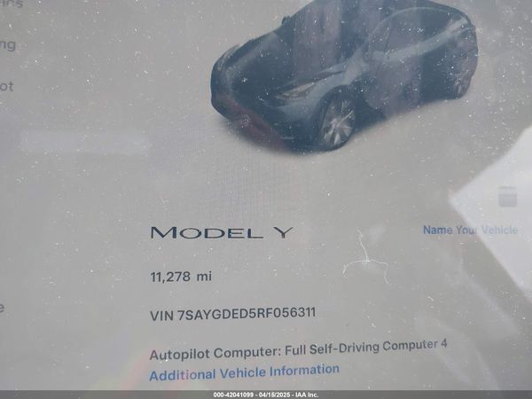 2024 TESLA MODEL Y RWD
