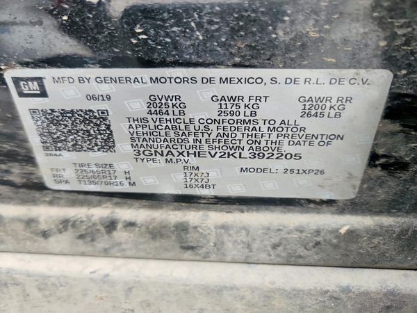 2019 CHEVROLET EQUINOX LS