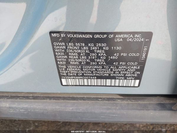 2024 VOLKSWAGEN ID.4 S — I9
