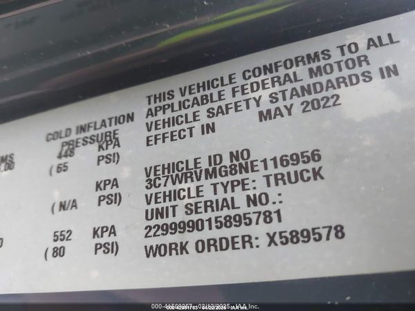 2022 RAM PROMASTER 3500 CUTAWAY LOW ROOF