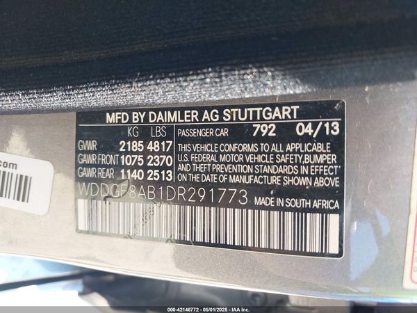 2013 MERCEDES-BENZ C 300