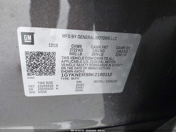 2019 CADILLAC XT5 PREMIUM LUXURY