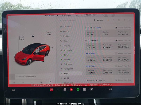 2019 TESLA MODEL 3 LONG RANGE/PERFORMANCE