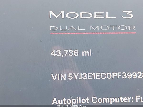 2023 TESLA MODEL 3