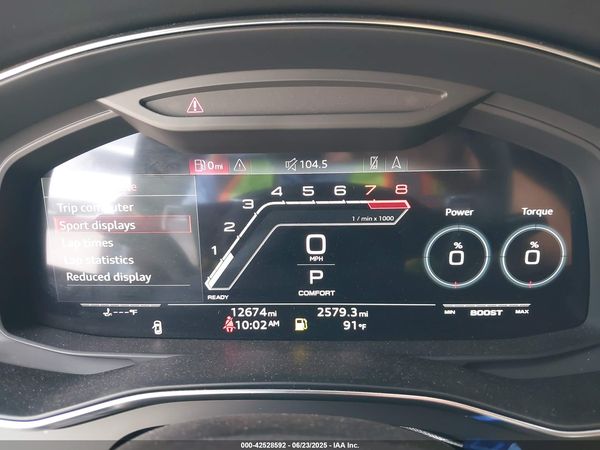 2023 AUDI RS 7 SPORTBACK TFSI QUATTRO TIPTRONIC