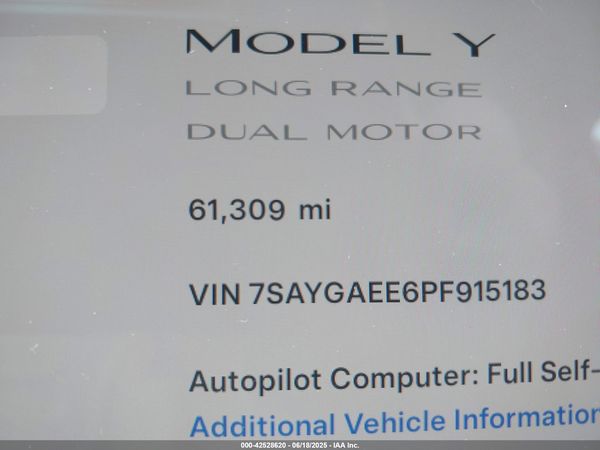 2023 TESLA MODEL Y