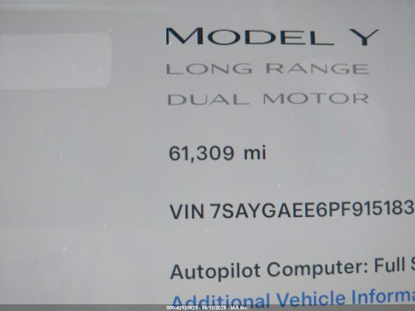 2023 TESLA MODEL Y