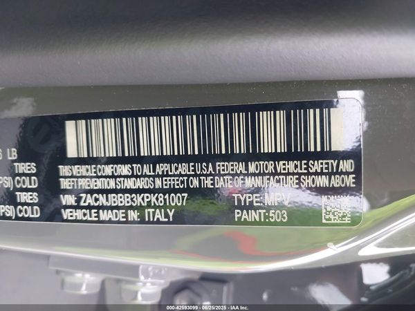 2019 JEEP RENEGADE LATITUDE 4X4