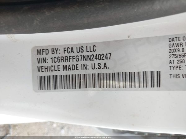 2022 RAM 1500 BIG HORN  4X4 5'7 BOX