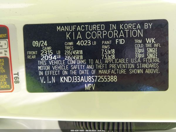2025 KIA SOUL EX