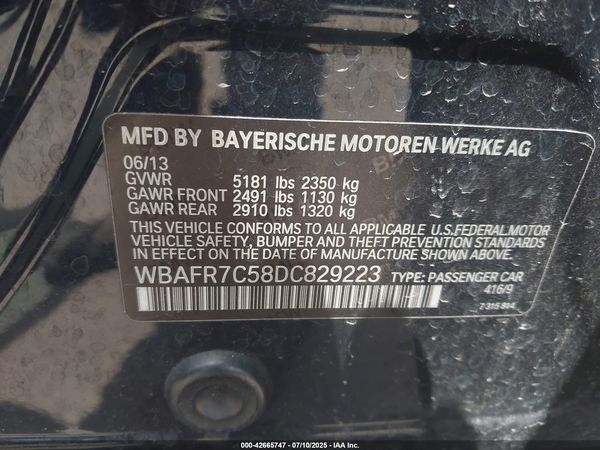 2013 BMW 535I