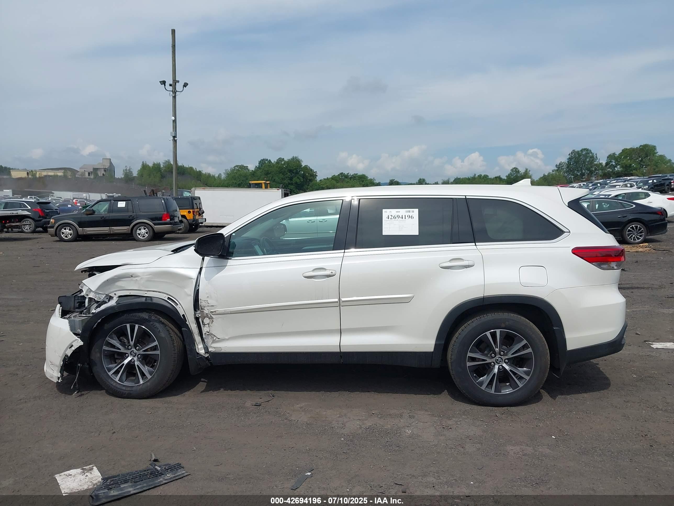 2019 TOYOTA HIGHLANDER LE PLUS