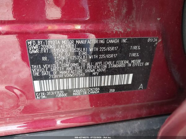 2024 TOYOTA RAV4 LE