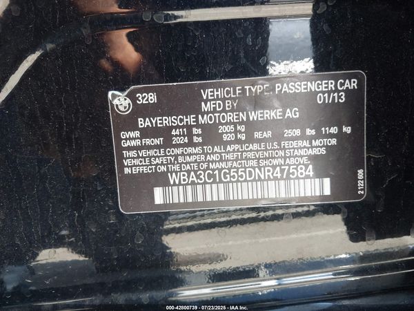2013 BMW 328I SA