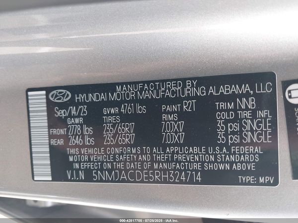 2024 HYUNDAI TUCSON SE