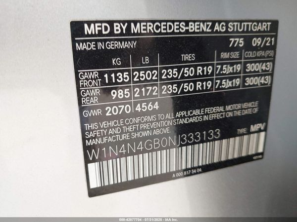 2022 MERCEDES-BENZ GLA 250 GLA250
