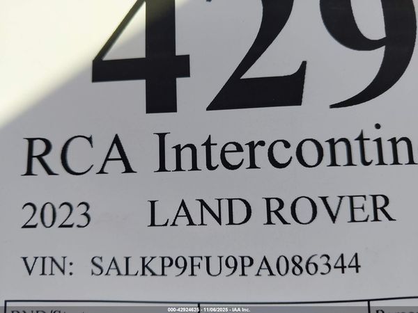 2023 LAND ROVER RANGE ROVER P400 SE