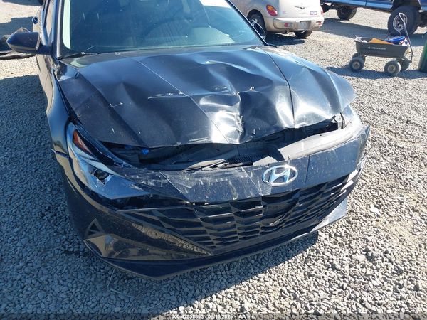 2022 HYUNDAI ELANTRA HYBRID BLUE