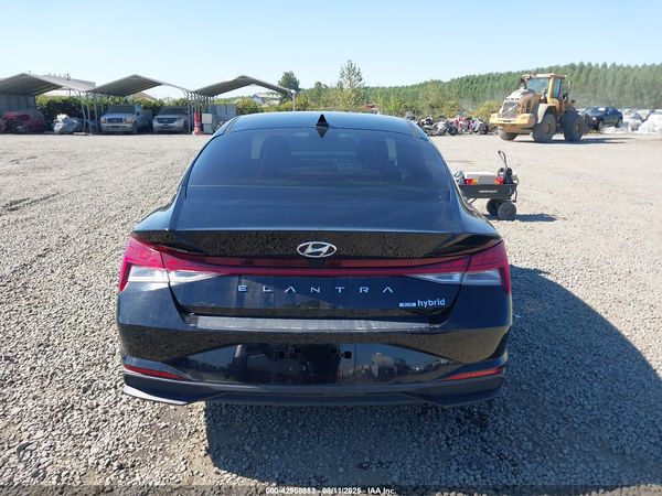 2022 HYUNDAI ELANTRA HYBRID BLUE