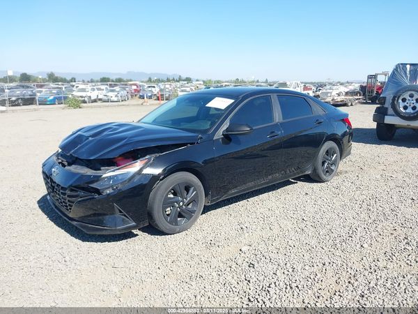 2022 HYUNDAI ELANTRA HYBRID BLUE