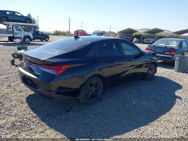 2022 HYUNDAI ELANTRA HYBRID BLUE