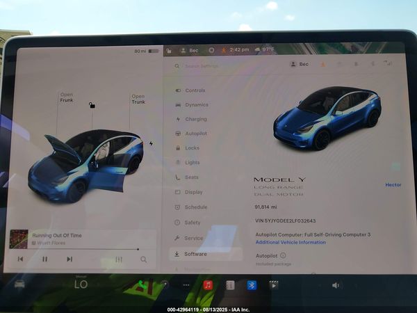2020 TESLA MODEL Y