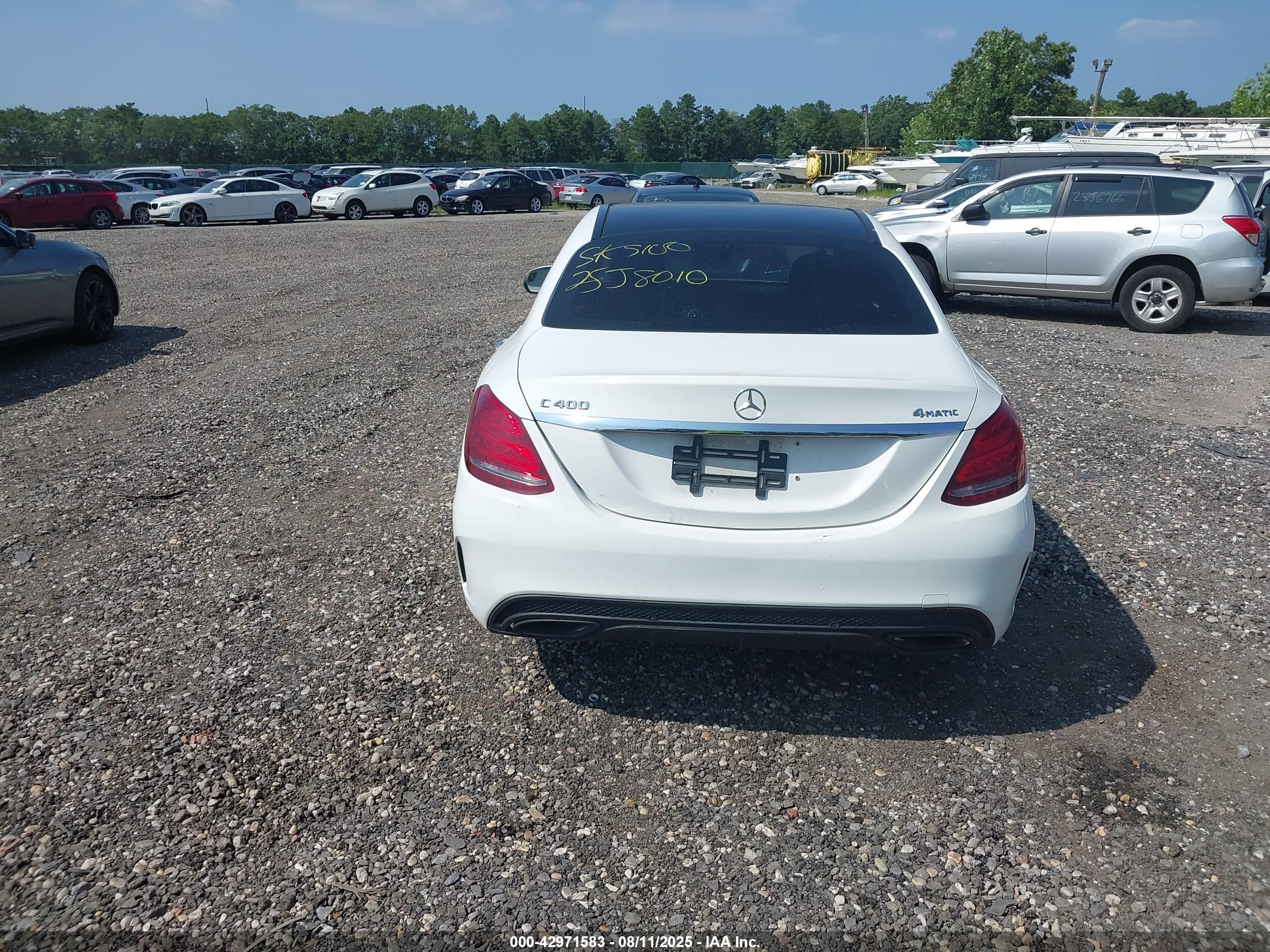 2015 MERCEDES-BENZ C 400 4MATIC