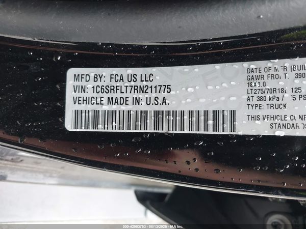2024 RAM 1500 REBEL  4X4 5'7 BOX