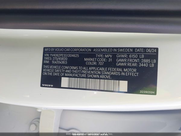 2025 VOLVO XC90 B6 PLUS 7-SEATER