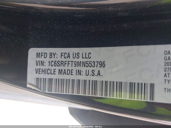 2021 RAM 1500 LONE STAR  4X4 5'7 BOX