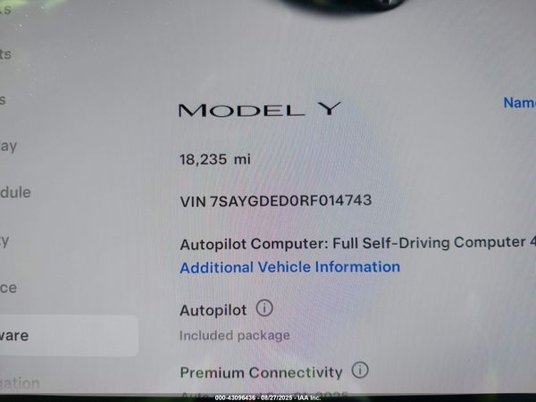 2024 TESLA MODEL Y RWD