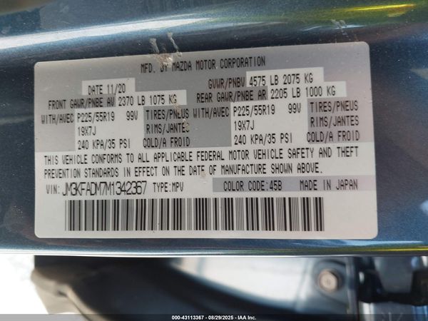 2021 MAZDA CX-5 GRAND TOURING