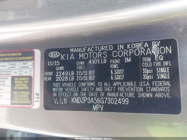 2016 KIA SOUL +