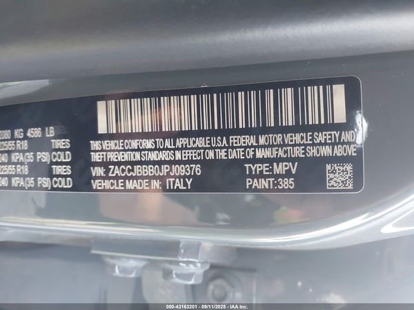 2018 JEEP RENEGADE ALTITUDE 4X4
