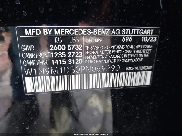 2023 MERCEDES-BENZ EQB 350 SUV 4MATIC