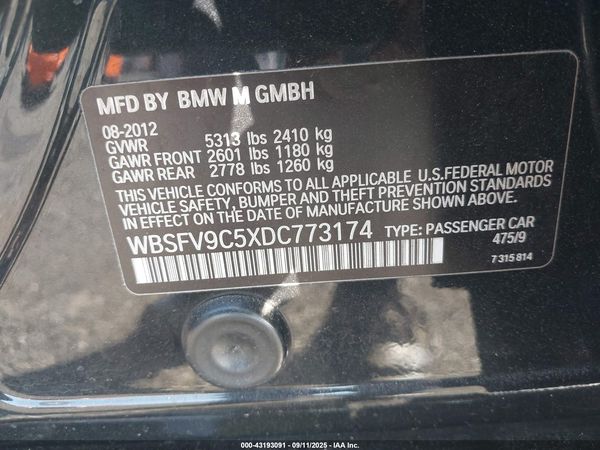 2013 BMW M5