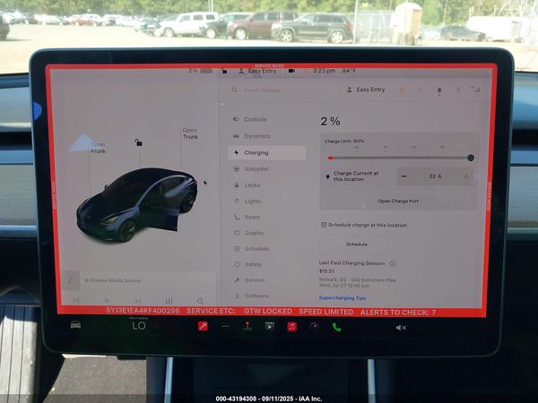 2019 TESLA MODEL 3