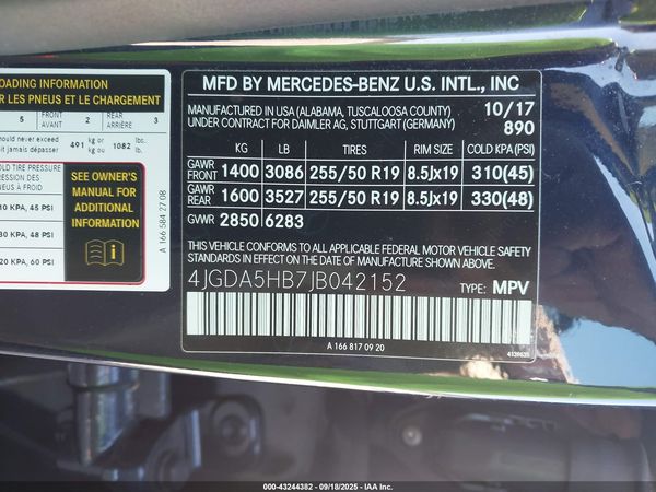 2018 MERCEDES-BENZ GLE 350 4MATIC