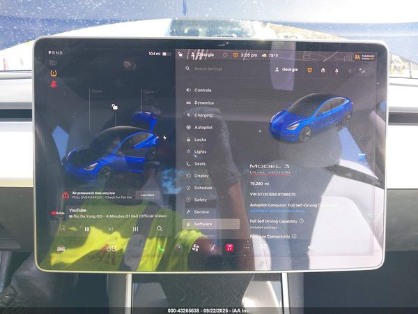 2018 TESLA MODEL 3 LONG RANGE/PERFORMANCE
