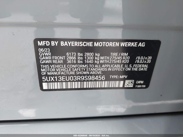 2024 BMW X5 SDRIVE40I