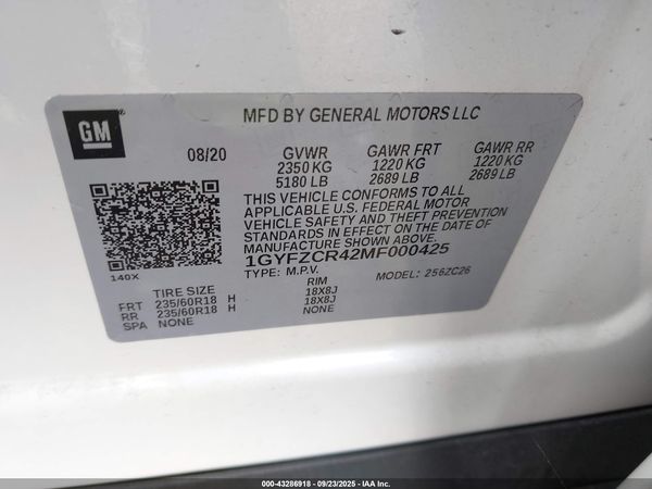 2021 CADILLAC XT4 FWD PREMIUM LUXURY