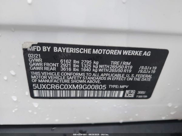 2021 BMW X5 XDRIVE40I