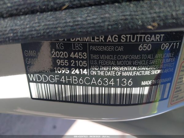 2012 MERCEDES-BENZ C 250 LUXURY/SPORT